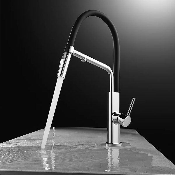 Змішувач для кухні витяжний Devit ACQUA з висувним виливом 91226 фото