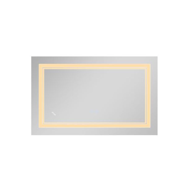 Дзеркало Qtap Cardinal (CA1) 700х500 з LED-підсвічуванням Touch, з антизапотіванням, з димером, рег. темп. кольору (3000-6500K) Reverse QT0478C5070 SD00052323 фото