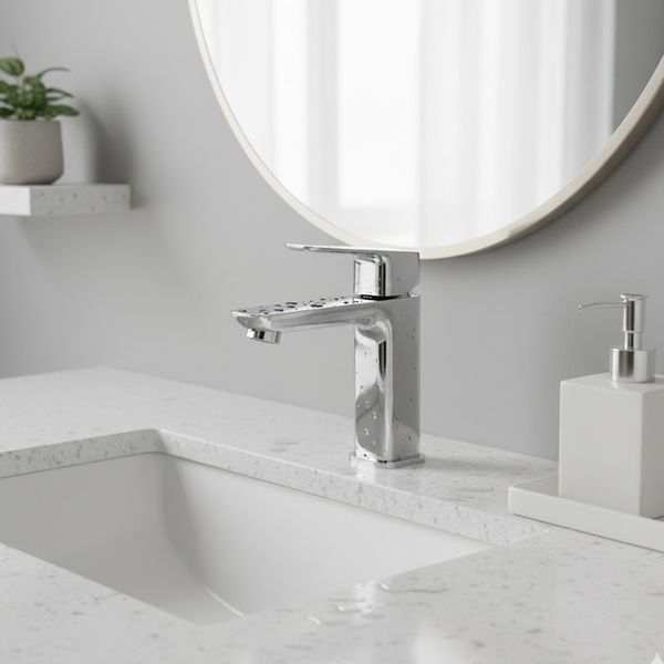 Смеситель для раковины Grohe Cubeo M-размер, хром 1017570000  фото