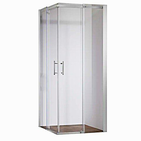 Душова кабіна без піддону Koer SR SC03-90x90x200-TR-01 прозоре скло Easy Clean 6мм, хром KR5356 фото