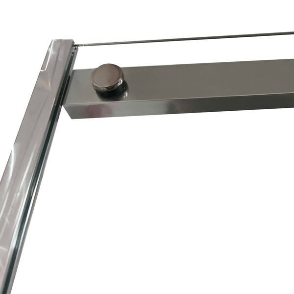 Душова кабіна без піддону Koer SR SC03-90x90x200-TR-01 прозоре скло Easy Clean 6мм, хром KR5356 фото