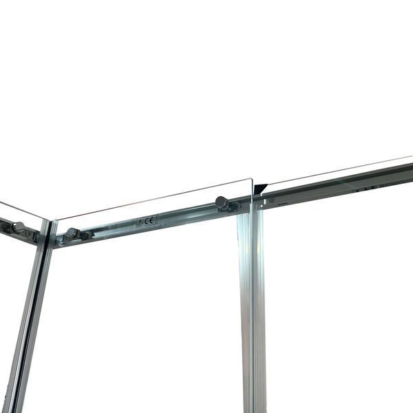 Душова кабіна без піддону Koer SR SC03-90x90x200-TR-01 прозоре скло Easy Clean 6мм, хром KR5356 фото