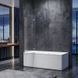Шторки стеклянные на ванну Koer SR BS05-90x140 прозрачное стекло Easy Clean 6мм, хром KR5372 фото 3
