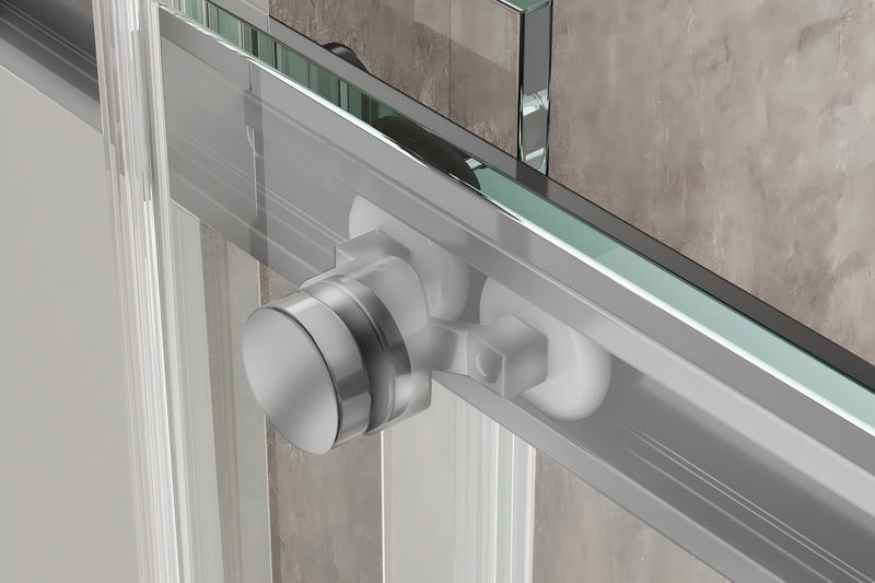 Душова кабіна без піддону Koer SR SC03-90x90x200-TR-01 прозоре скло Easy Clean 6мм, хром KR5356 фото