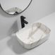 Раковина накладна Mixxus Premium BEVEL-0102 MARBLE MP6519 фото 1