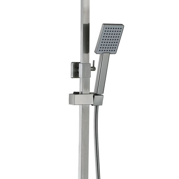 Душевая система универсальная Kubis 1030, Nickel (k35) на три потребителя (с изливом) SD00034635 фото