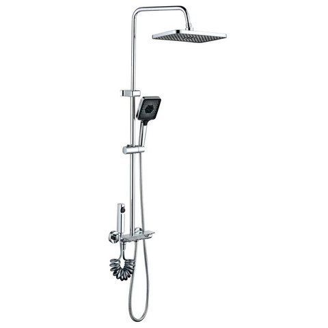 Душова колона зі змішувачем Mixxus Premium MARLIN 009-J з кнопкою перемикання, 4 режими MI6830 фото