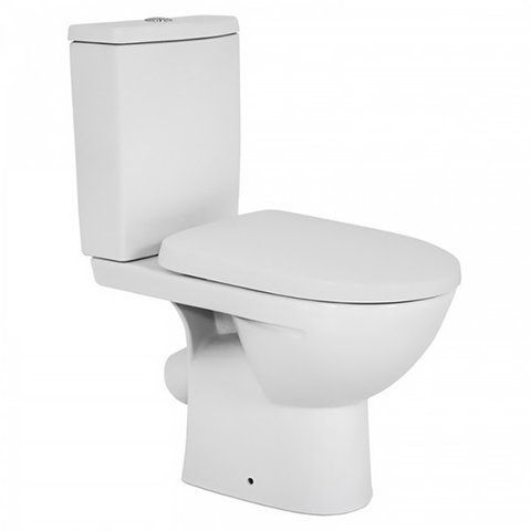Унитаз-компакт косой.вып., сиденье с крышкой Duroplast Soft close Click2Clean и арм. на 3/6 л, н/п STATUS Premium 2395050UA фото