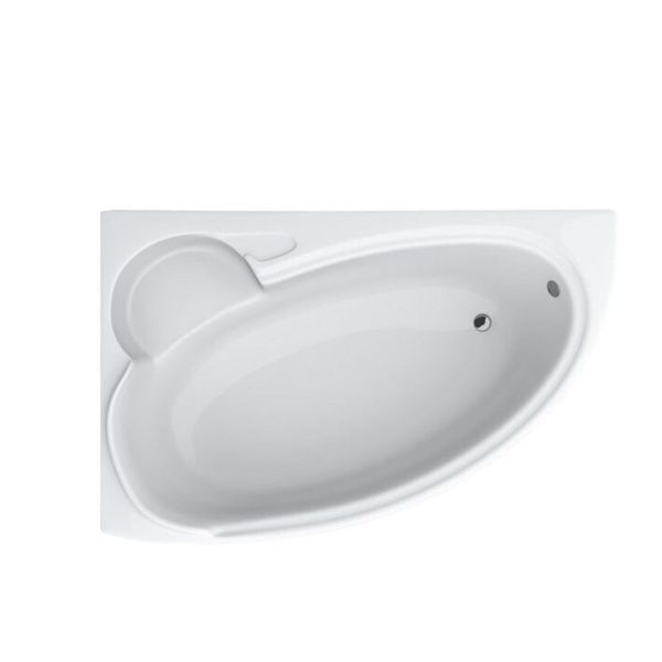 Ванна акрилова асиметрична SWAN ADELE 1700х110 ліва, з ніжками та панелью 170110L фото