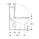 Унитаз-компакт косой.вып., сиденье с крышкой Duroplast Soft close Click2Clean и арм. на 3/6 л, н/п STATUS Premium 2395050UA фото 5