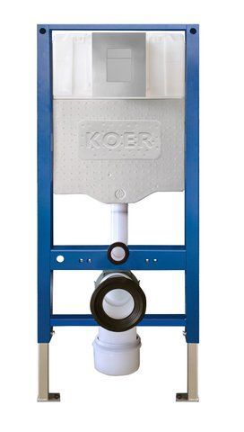Інсталяція для підвісного унітазу Koer KT-0504-01 500x126x1150mm з панеллю змиву KT-0607-01 Хром KR5348 фото