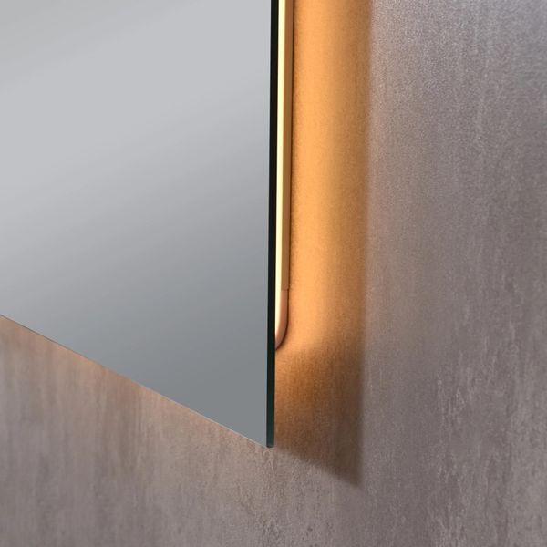 Дзеркало настінне Taurus (TA1) 800&times;600 мм, прямокутне, з LED-підсвіткою Touch, антизапотіванням, димером, рег. темп. кольору  Qtap SD00055076 фото