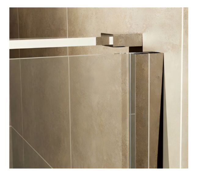 Душова кабіна без піддону Koer SR SC02-100x80x200-TR-01 прозоре скло Easy Clean 8мм, хром KR5355 фото