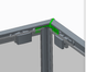Душевая кабина без поддона Koer SR SC10-90x90x195-TR-011 прозрачное стекло Easy Clean 6мм, хром KR5942 фото 8
