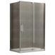 Душова кабіна без піддону Koer SR SC02-100x80x200-TR-01 прозоре скло Easy Clean 8мм, хром KR5355 фото 1