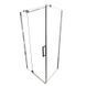 Душова кабіна без піддону Koer SR SC02-100x80x200-TR-01 прозоре скло Easy Clean 8мм, хром KR5355 фото 4