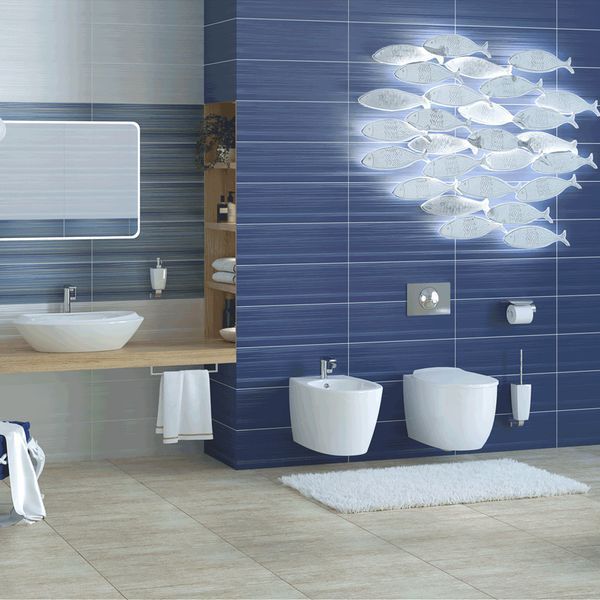 Биде подвесное Devit Acqua с креплением, белый 2020110 фото