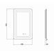 Зеркало Qtap Mideya (DC-F911) 500х800 с LED-подсветкой Touch, с антизапотеванием QT2078F911W SD00036737 фото 4
