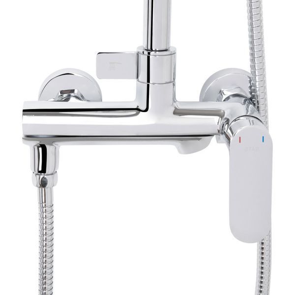 Душова система універсальна Qtap Evia на три споживача (з виливом) QTEVI111CRM47583 Chrome SD00053707 фото