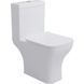 Компакт з кришкою Basic  soft-close обідковий, білий 3590021 фото 1