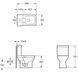 Компакт з кришкою Basic  soft-close обідковий, білий 3590021 фото 2