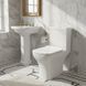 Компакт з кришкою Basic  soft-close обідковий, білий 3590021 фото 3
