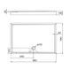 Душовий піддон KAPIELKA ST100x80х14 низький, прямокутний,  Lidz SD00051133 фото 5