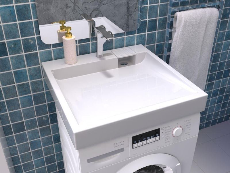 Умывальник на стиральную машину FOBOS 60x50cм APR015-2 фото