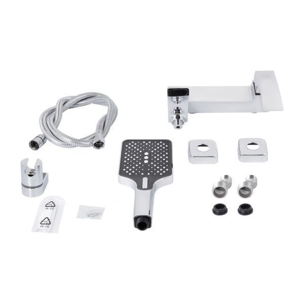 Змішувач для ванни Qtap Swan Cascada Chrome SD00051689 фото