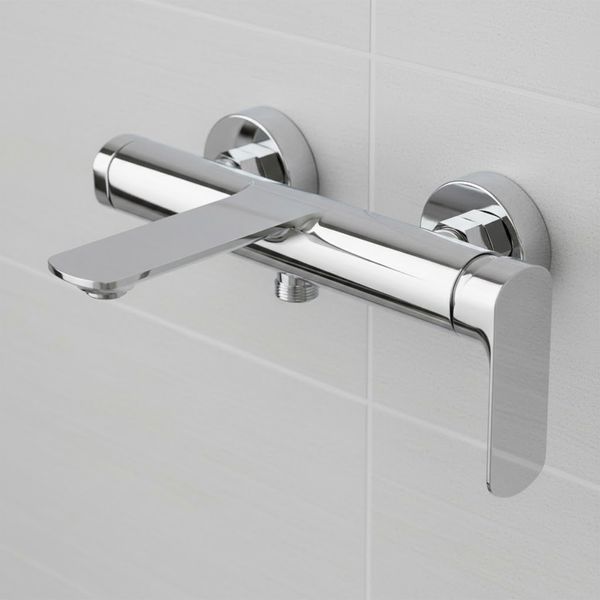 Змішувач для ванни та душу, хром QUADRA DEVIT 5040030 фото