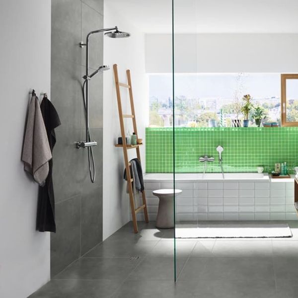 Душова система Hansgrohe Crometta 27267000 S 240 1jet Showerpipe 27267000  фото