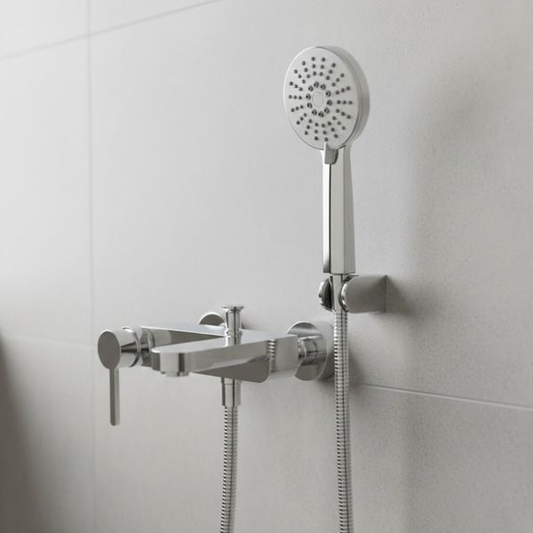 Змішувач для ванни та душу, хром LAGUNA DEVIT 84125110 фото