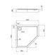 Душовий піддон Qtap Diamond 100x100x12 см + сифон SD00046993 фото 5