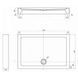Душевой поддон Primera Frame STQ2090 120x80х13,5 см четверть круга STR1012 фото 2