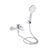 Змішувач для ванни Qtap Vlasta New (з душовим гарнітуром) QTVLA259CRM45642 Chrome SD00051766 фото