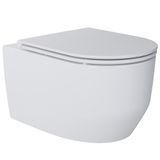 ART 3.0 Підвісний безобідковий унітаз з кришкою soft-close, Vortex Flush,білий,глянець 3030140 фото