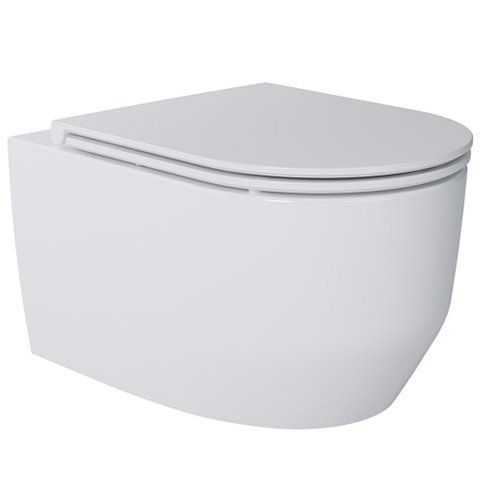 ART 3.0 Подвесной безобедочный унитаз с крышкой soft-close, Vortex Flush, белый,глянец 3030140 фото