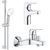 Набір змішувачів для ванни та раковини Grohe Bau Flow UA121624S1 3 в 1 UA121624S1  фото
