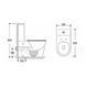 Компакт-унітаз Oleo Rimless + сидіння SoftClose А0054435 фото 4