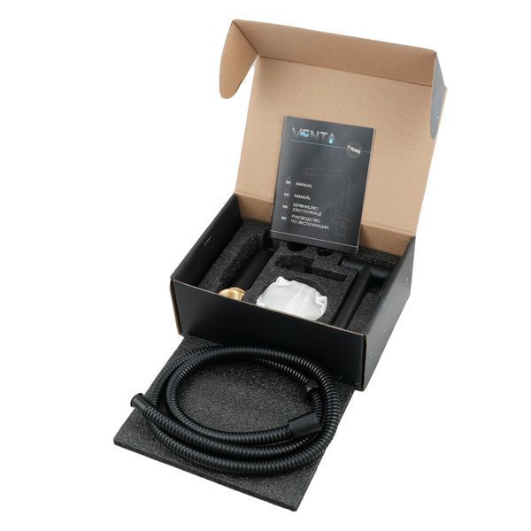 Набор для гігієнічного душу VENTA BG22LVB округлий Black BG22LVB фото