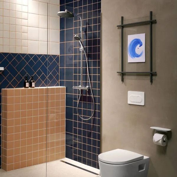 Душевая системаActivera S  Hansgrohe Showerpipe 240 1jet EcoSmart з Ecostat Fine Varia 28078000 фото