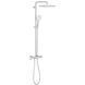 Душевая система с термостатом для настенного монтажа Grohe Tempesta System 250 Cube 26689001  фото 3