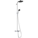 Душевая система для ванны с термомтатом Activera S Hansgrohe Showerpipe 240 1jet EcoSmart з Ecostat Fine Varia 28871000 фото