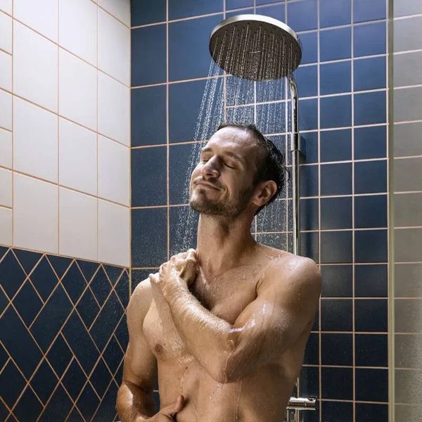 Душевая система для ванны с термомтатом Activera S Hansgrohe Showerpipe 240 1jet EcoSmart з Ecostat Fine Varia 28871000 фото