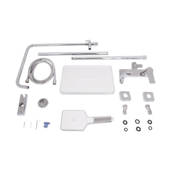Душова система універсальна Qtap Arvin , Chrome (k35) на три споживача (з виливом) SD00054767 фото