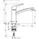 Змішувач для кухні Hansgrohe Focus E2 31806000 фото 3