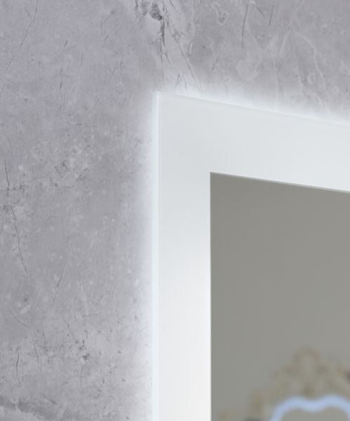 Зеркало Mixxus FLAT 80x60 80x60 с Led Touch, Anti-fog, димером, регулятором яркости, часами MI6928 фото