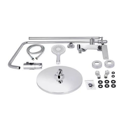 Душевая система универсальная Qtap Vlasta New (с изливом) QTVLA111CRM45650 Chrome  SD00051774 фото