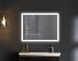 Зеркало Mixxus FLAT 80x60 80x60 с Led Touch, Anti-fog, димером, регулятором яркости, часами MI6928 фото 5
