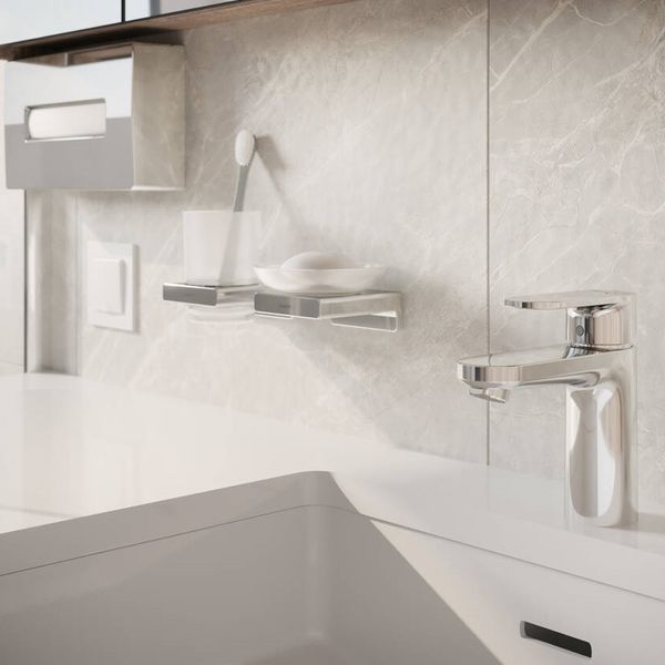 Мыльница Hansgrohe AddStoris 41746000 с держателем хром 41746000 фото